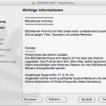 BitDefender Antivirus for Mac - Installation